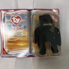 1999 McDonald's TY The End the Bear Teenie Beanie Baby 2000 Rare Retired