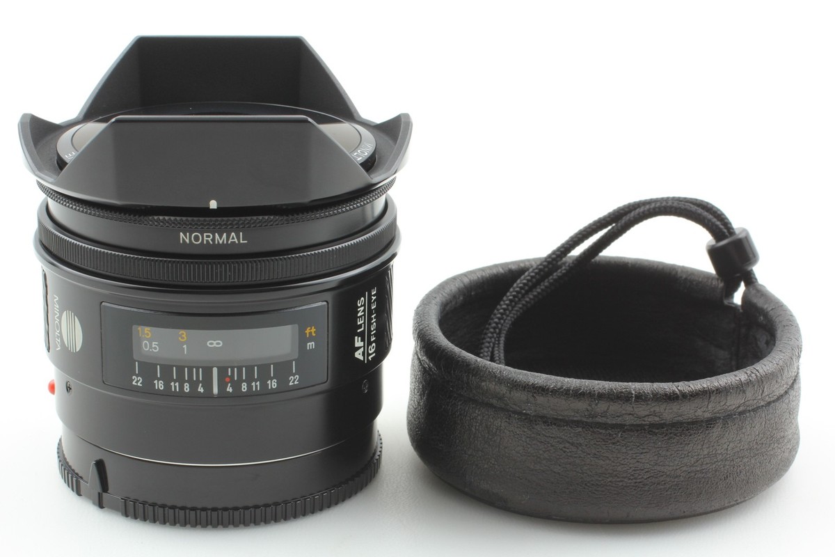 Top MINT ] Minolta AF 16mm f2.8 Fish Eye Fisheye Lens Sony A