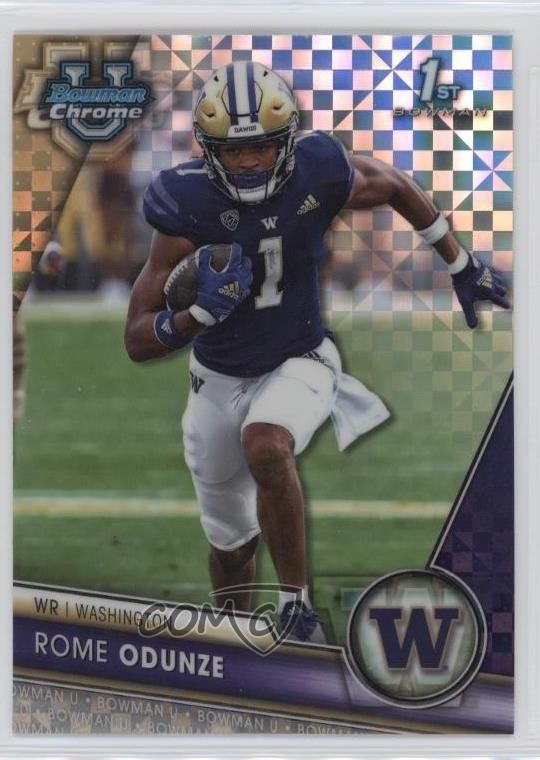 2023 Bowman U Chrome X-Fractor Rome Odunze #138 11xm