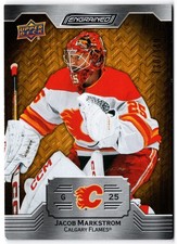 2023-24 Upper Deck Engrained Oak JACOB MARKSTROM 50 130/349 Calgary Flames UD SP