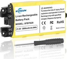 3000mAh XFBT620 Battery Replacement for Shark Compatible for Shark IX140 IX141