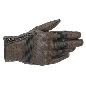 Alpinestars Rayburn V2 Leather Motorcycle Gloves Tobacco Brown