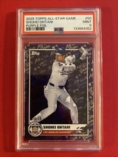 2025 Topps All-Star Game Shohei Ohtani #50 Purple Foil 34/75 PSA 9 Mint 💎