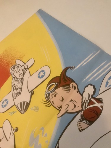 Original WWII Dr. Seuss THEY CHEER Air Traffic Safety War Poster 22x17 - Picture 7 of 13