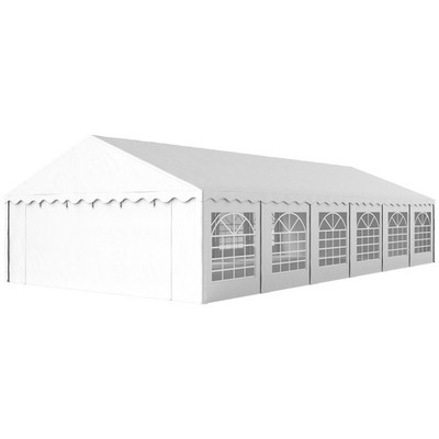 20x40ft Roomy Canopy Tent with Enhanced Stability System White