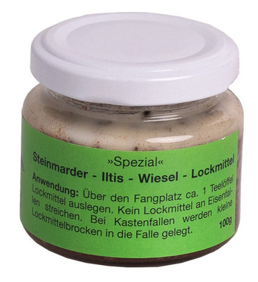 100g Marder Spezial Lockmittel auch für Waschbär Iltis Wiesel Köder #010.002
