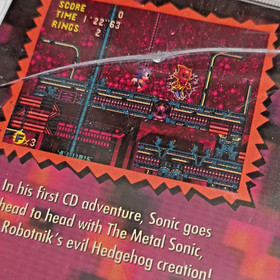 SEGA Sonic CD (Sega CD) Complete w/ Disc & Case NTSC-U/C GA Platformer