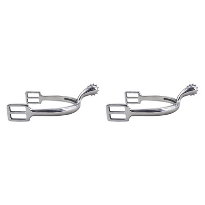 2x Pferdesporen Herren Reitsporen vielseitig Pferdestiefelsporen Reitsport