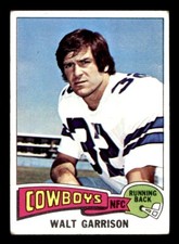 1975 Topps Football #341 Walt Garrison VG/EX *d2