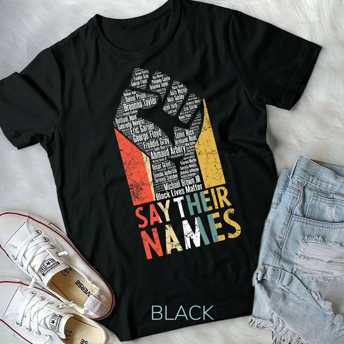 Blm shirt sale with names