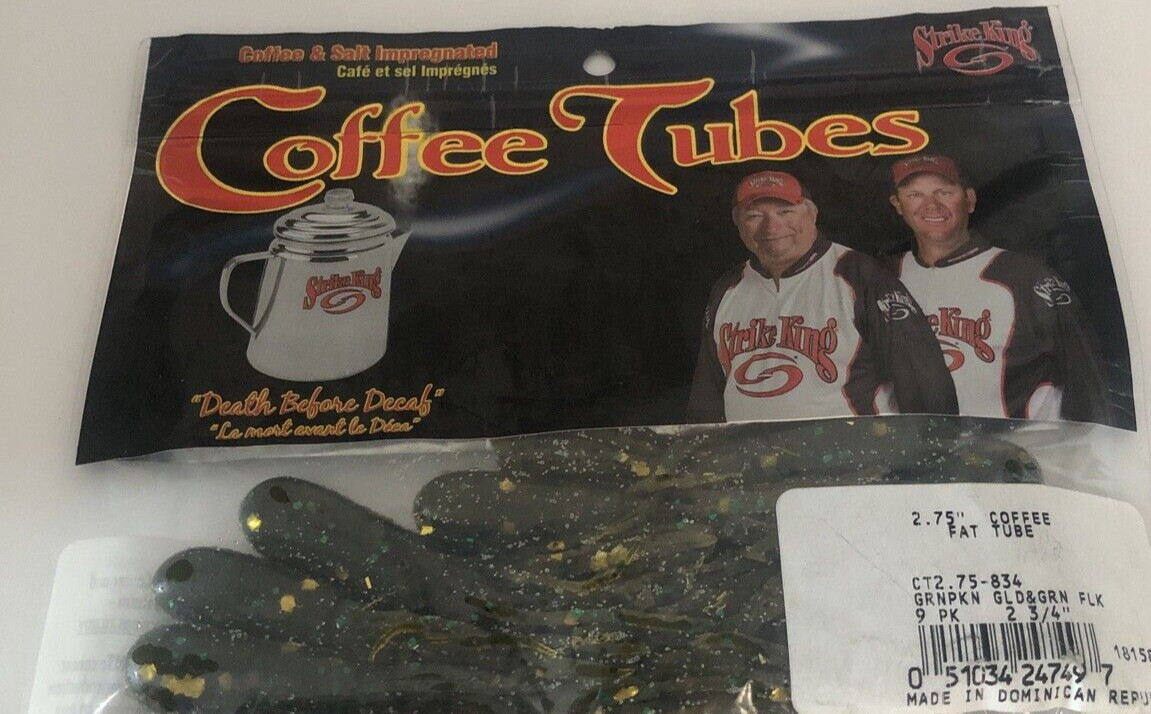 Strike King CT2.75-834 Coffee Flip N Tube FAT TUBEBait 2.75"-1ea 9pk-NEW-SHIP24H - Image 5