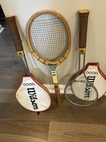 Raquette Wilson Chris Evert Vintage Années 70 - Bois - Taille De Grip 4 1/2 L