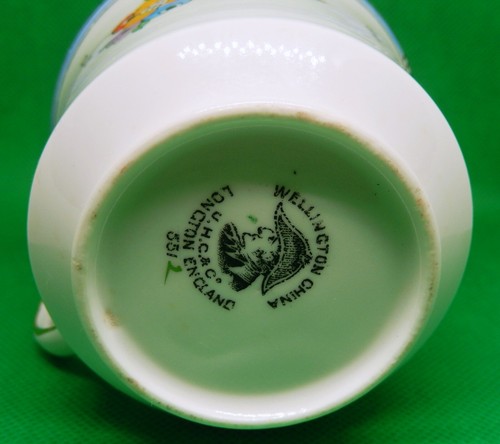 Vintage Cup and Saucer - Floral - Wellington J.H.C. & Co Longton England - 551 - Picture 6 of 6