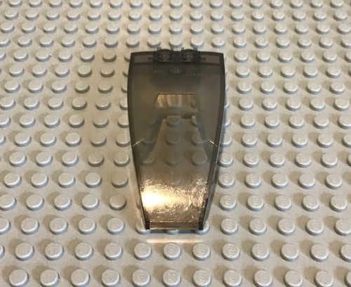 LEGO Parabrisas 8 x 4 x 2 Trans Negro Bloqueo Doble 2 Dedos 7783 7706 7047  - Imagen 1 de 2