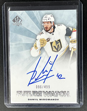 2021-22 SP Authentic Retro Daniil Miromanov Retro Future Watch Autograph /499
