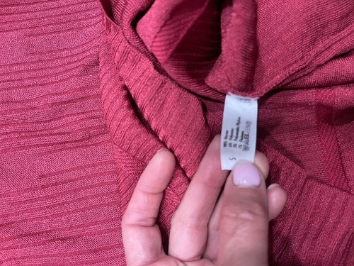 Wolford Sheen Shirt Gr. S hibiskus - Bild 7 von 7