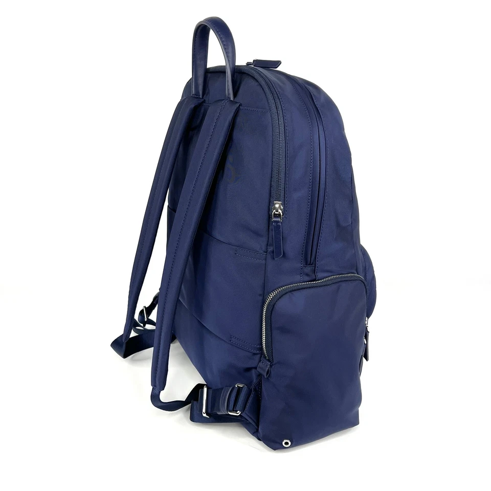 Mochila para computadora portátil TUMI Voyageur Caren Essential azul ultramar bolsa de viaje para mujer Foto 3 de 4