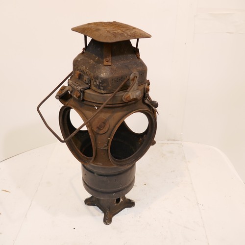 VINTAGE RAILROAD CHICAGO ADLAKE NON SWEATING 4 WAY SWITCH LAMP parts