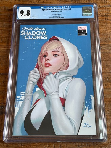 SPIDER-GWEN SHADOW CLONES #1 CGC 9.8 INHYUK LEE VARIANT LIMITED TO 800 W/ COA - Picture 2 of 2