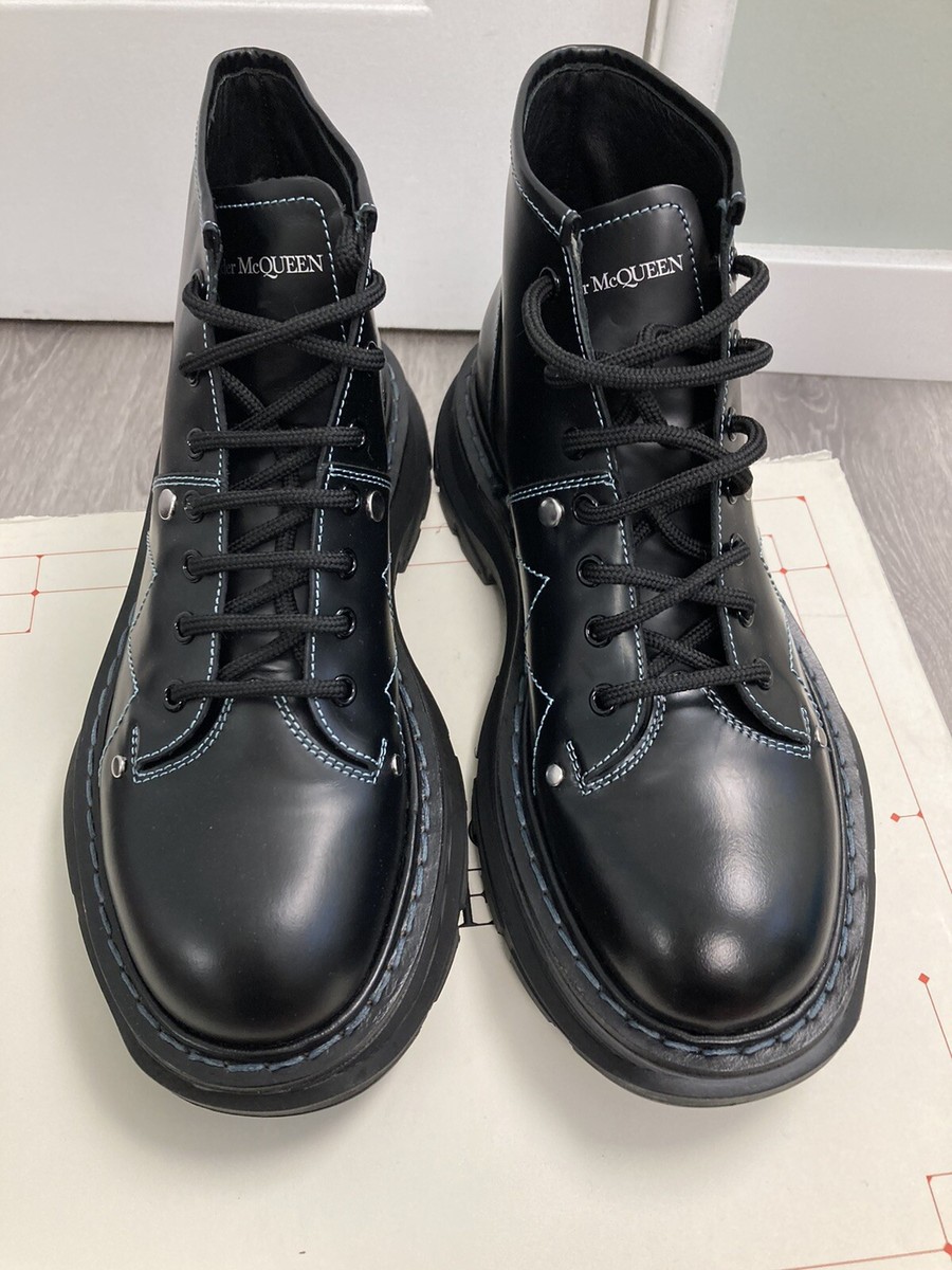 Alexander McQueen Tread Lace Boot. Size 8 USA 40 EU. | eBay