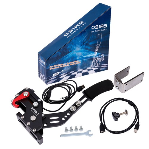 PC USB Handbrake For Logitech Racing Games T300 T500 G25 G27 G29 FANATECOSW DIRT - Picture 2 of 8