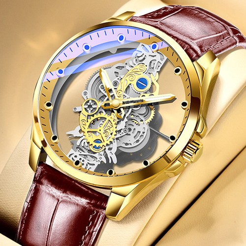Herrenuhr Edelstahl Quarz Leuchtend Business Luxus Armbanduhr Wasserdicht - Bild 14 von 18