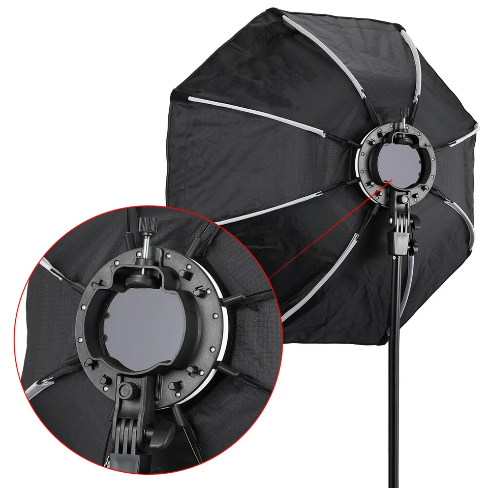 Softbox octágono plegable US KX90 90 cm para Godox AD200 V1 Flash Triopo F1-200 Foto 2 de 4