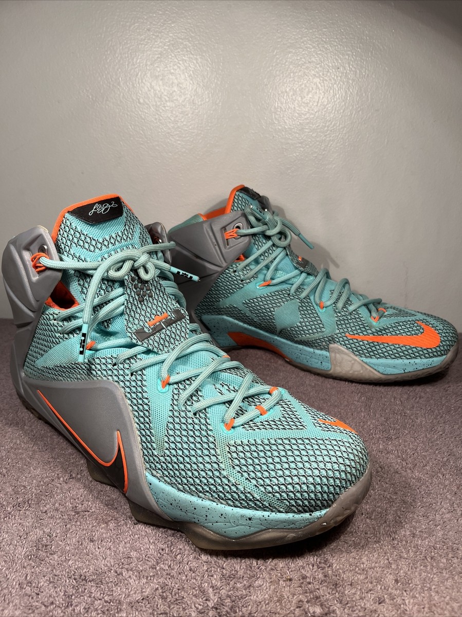 Nike teal blue Lebron 12 