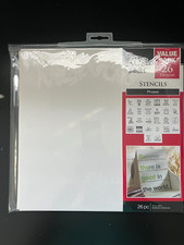 PLAID FolkArt Stencils Phrases Value Pack 26 Designs