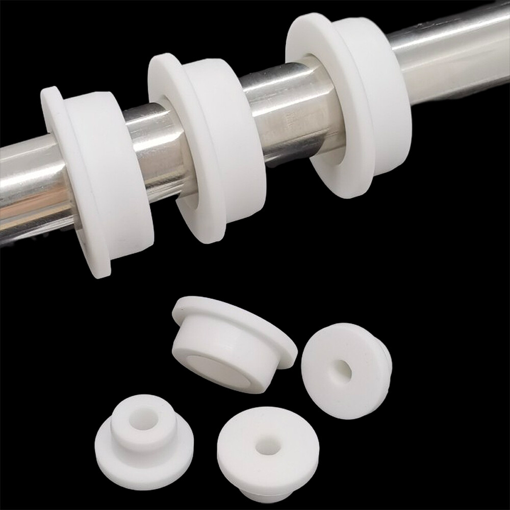 Sourcing Map 300 Stück Weiße Gummikabeltüllen – 5 Mm X 10 Mm, Zum Schutz Von Kabeldurchführungen