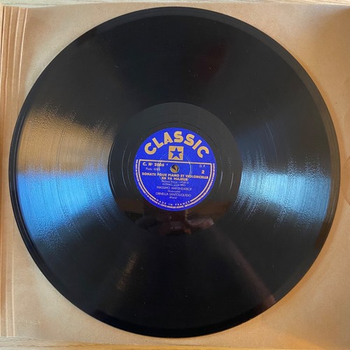 RARE FRENCH 3X78RPM AMFITHEATROF SANTOLIQUIDO STRAUSS CELLO PIANO SONATA OP. 6 - Picture 5 of 6