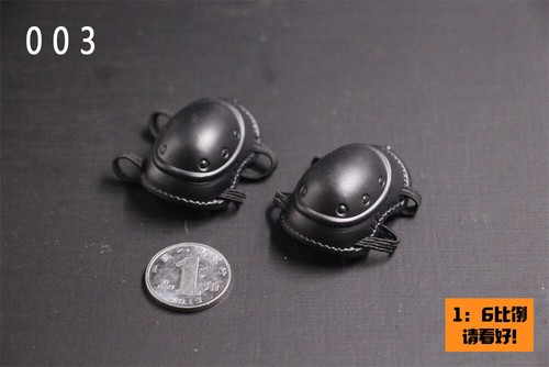 1/6 Soldier Accessories Knee Pads Elbow Pads Model for 12" Action Doll Toys - Picture 3 of 7