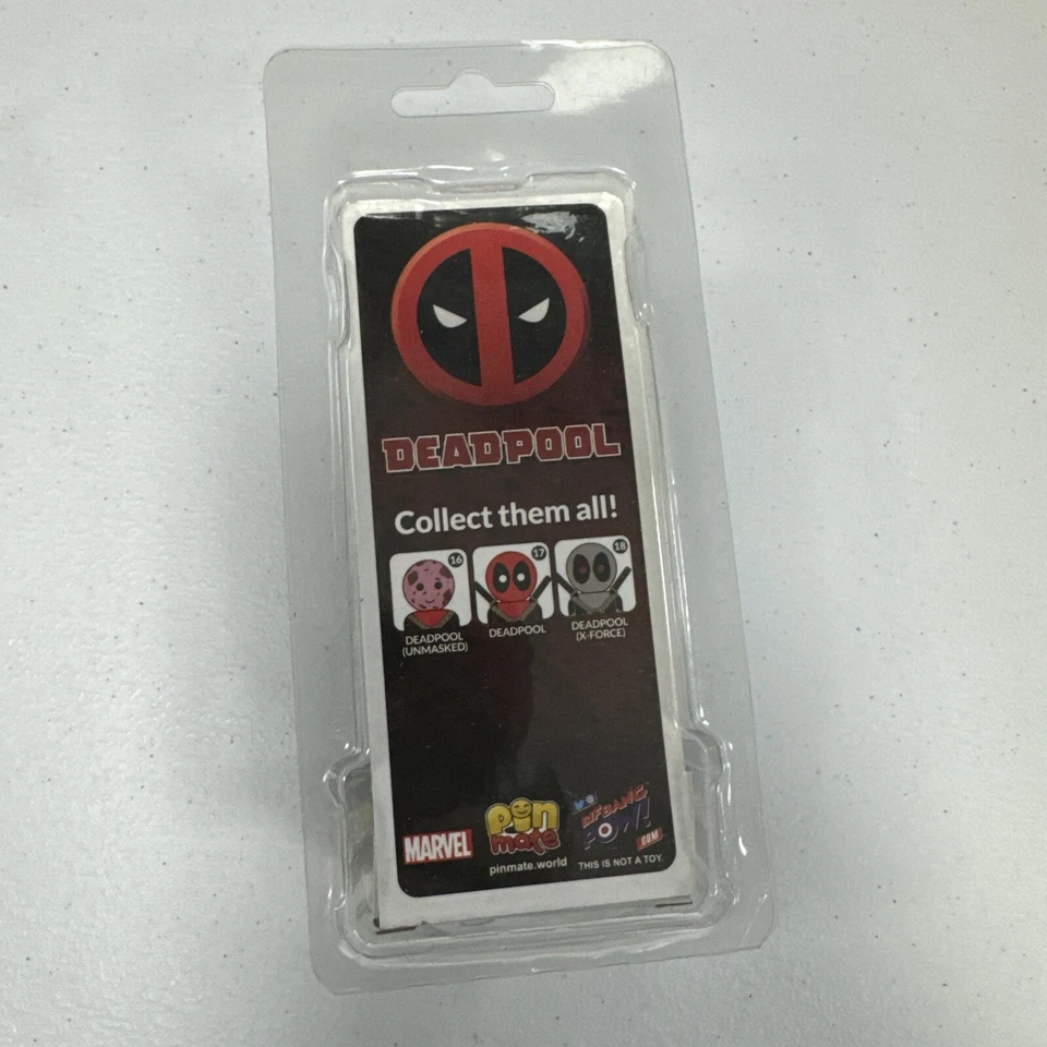 Figura de madera Marvel Deadpool X-Force Disfraz Pin Mate #18 Foto 2 de 2