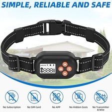    F820 Wireless GPS Dog Fence   No Wires, Waterproof Collar, 33  999 Yards Range