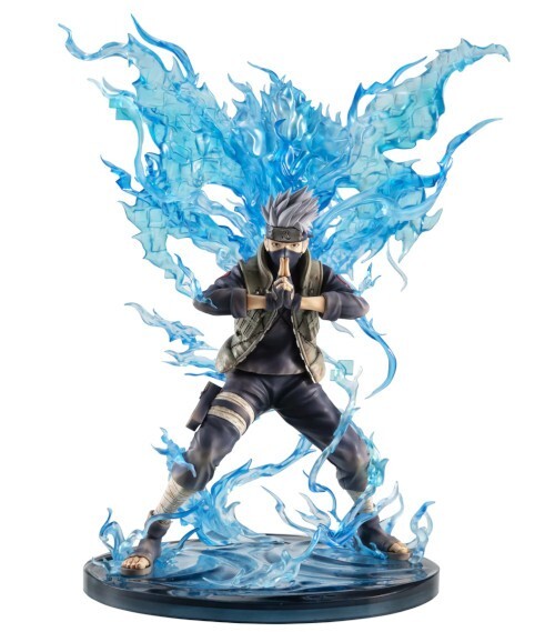 Kakashi Susanoo Ver. Figure LED Base Megahouse Naruto Precious G.E.M. Japan Rare