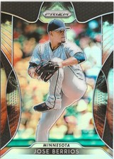 2021 Panini Prizm Jose Berríos #44 Cosmic Haze Prizm SP Minnesota Twins