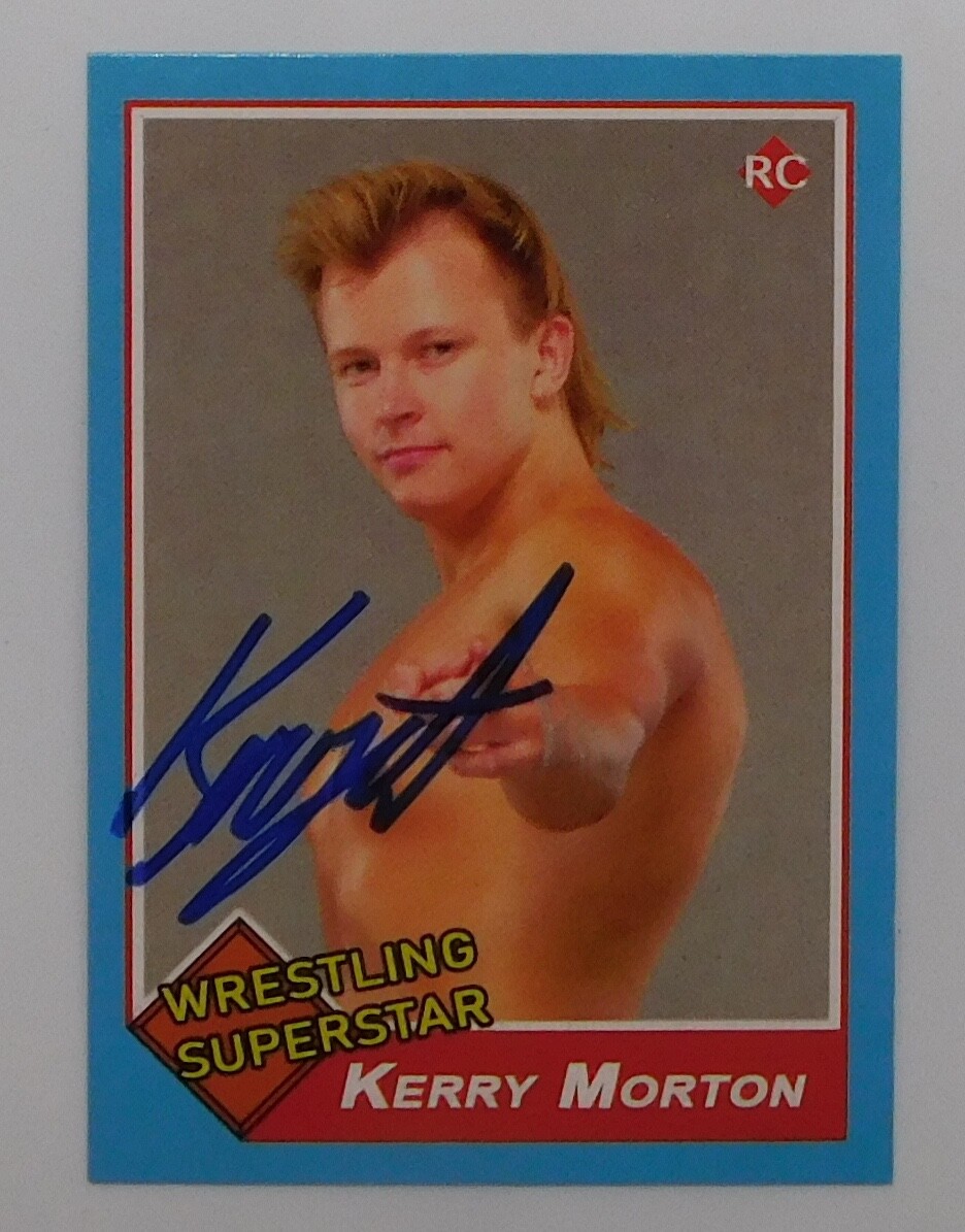 Kerry Morton Signed Pro Wrestling Trading Card Loot Exclusive Rookie Card RC NWA