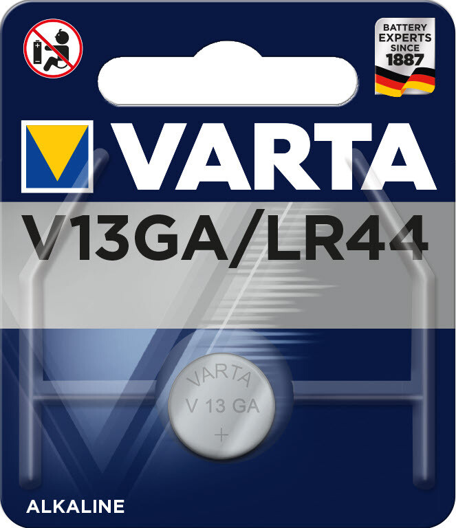 Thumbnail - Varta Knopfzellenbatterie Electronics V13ga (lr44) Alkaline 1,5 V Neu