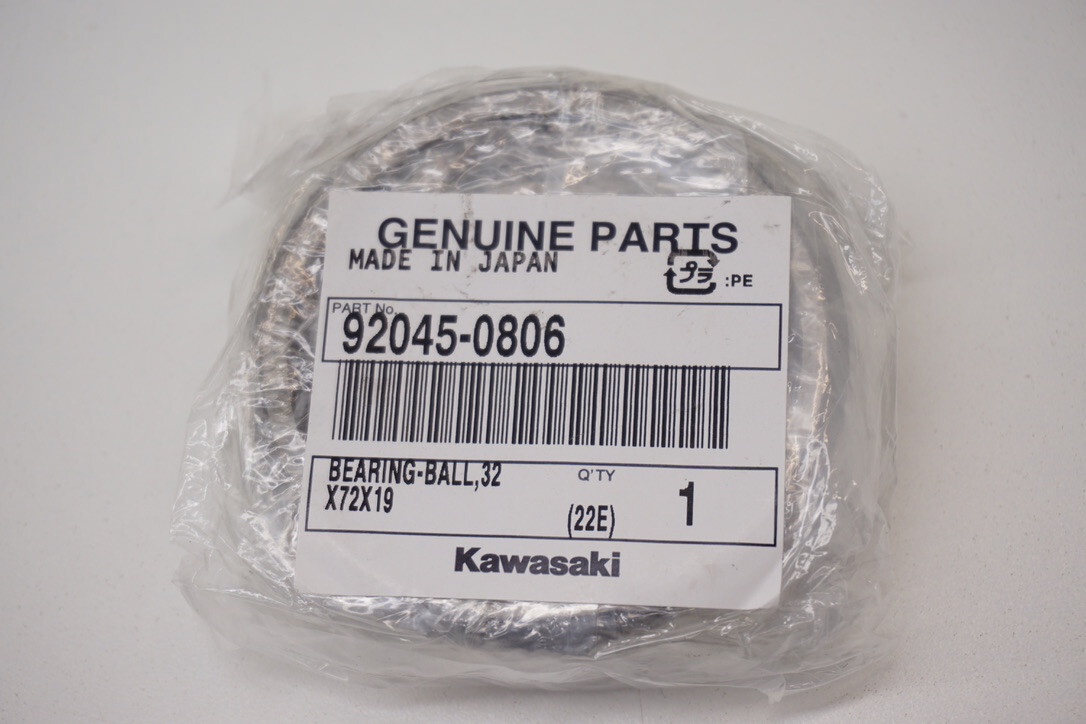 KX450 Crankcase Ball Bearing 32X72X19 OEM 92045-0806 Kawasaki KX450F 16 ...