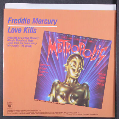 FREDDIE MERCURY: love kills / rotwang's party COLUMBIA 7