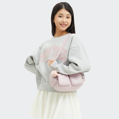 Bandolera pequeña Kipling RIKKA S - Pink Shine PVP £68 - Imagen 3 de 7