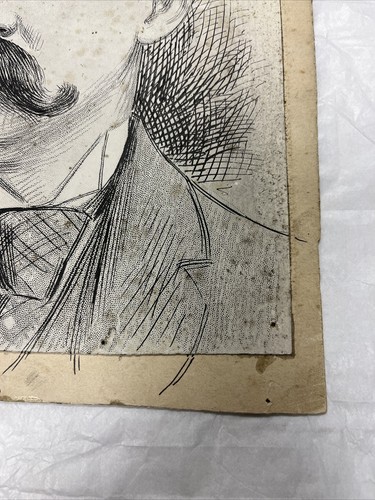1897 PGH Newspaper Illustration W.H. Keech By Artist William Batch Pittsburgh - Picture 5 of 12
