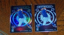 Pete Alonso 2020 Panini Donruss Optic Mythical Silver Holo Prizm & Regular M-15