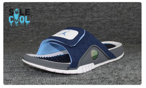Air Jordan Hydro XIII 13 Retro Flint Grey Slides Men's Slippers 684915-401 - Picture 3 of 10