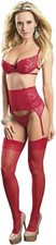 Escante Women's Red Room 4 Piece Bra Set with Underwire Slimming MEDIUM
