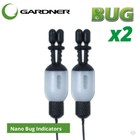 Gardner Tackle Nano Bug Bite Indicators (Set of 2) - Carp Coarse Fishing Bobbins