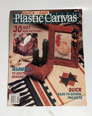 QUICK & EASY Plastic Canvas No. 7, Aug./Sept. 1990