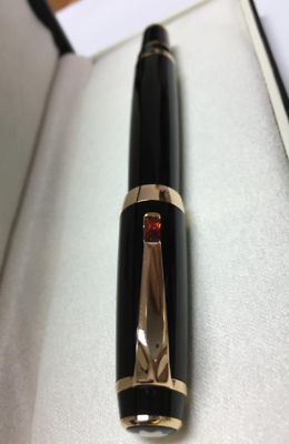 #ad Montblanc Boheme Rouge Red Ruby Black Gold Rollerball Pen #5096 New amp;Authentic $199.99