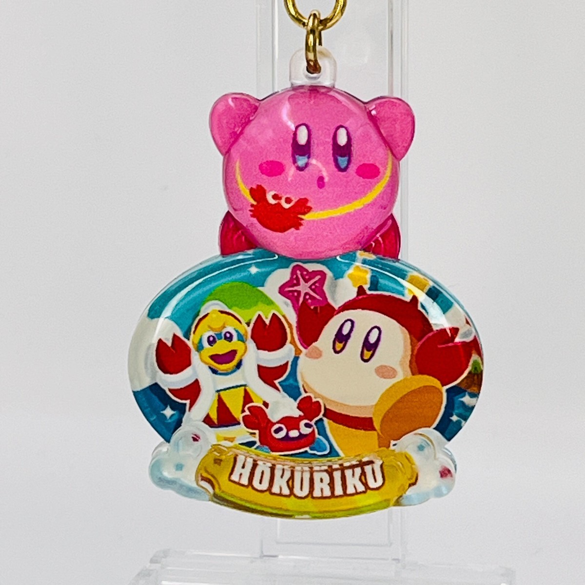Hokuriku Crab Kirby Dream Land Gotochi Pukkuri Clear Keychain
