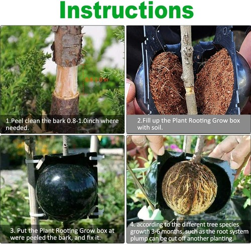10/20 PCS Plant Rooting Device Grow Graft Box High Pressure Propagation Ball - Picture 8 of 12